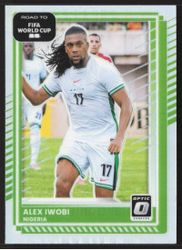 Alex Iwobi, Card, 2026 Panini Donruss Road to FIFA World Cup, Holo Optic