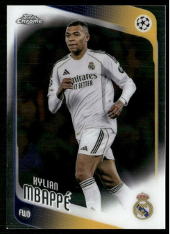 Kylian Mbappé, Card, 2025-26 Topps Chrome UEFA Club Competitions, BASE