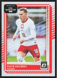 Piotr Zielinski, Kartička, 2026 Panini Donruss Road to FIFA World Cup, Holo Optic