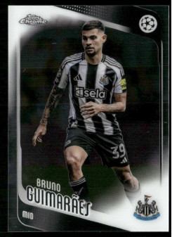 Bruno Guimarães, Card, 2025-26 Topps Chrome UEFA Club Competitions, BASE