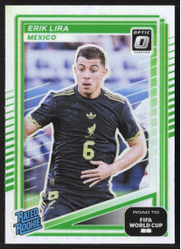 Erik Lira, Card, 2026 Panini Donruss Road to FIFA World Cup, Holo Optic