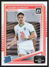 Osame Sahraoui, Card, 2026 Panini Donruss Road to FIFA World Cup, Holo Optic