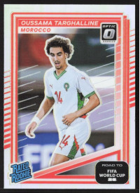 Oussama Targhalline, Card, 2026 Panini Donruss Road to FIFA World Cup, Holo Optic