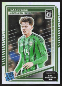 Isaac Price, Card, 2026 Panini Donruss Road to FIFA World Cup, Holo Optic