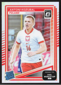 Antoni Kozubal, Card, 2026 Panini Donruss Road to FIFA World Cup, Holo Optic