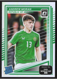 Andrew Moran, Card, 2026 Panini Donruss Road to FIFA World Cup, Holo Optic