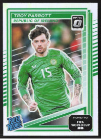 Troy Parrott, Card, 2026 Panini Donruss Road to FIFA World Cup, Holo Optic