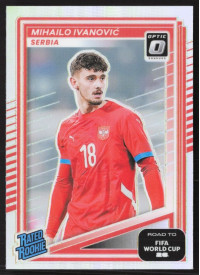 Mihailo Ivanovic, Card, 2026 Panini Donruss Road to FIFA World Cup, Holo Optic