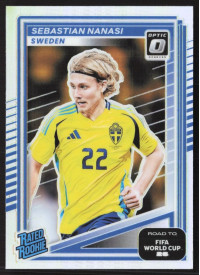 Sebastian Nanasi, Card, 2026 Panini Donruss Road to FIFA World Cup, Holo Optic