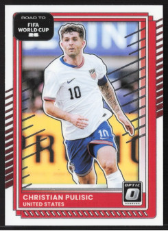 Christian Pulisic, Kartička, 2026 Panini Donruss Road to FIFA World Cup, Optic