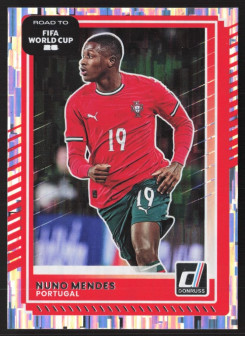 Nuno Mendes, Kartička, 2026 Panini Donruss Road to FIFA World Cup, Silver