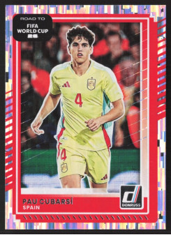 Pau Cubarsi, Card, 2026 Panini Donruss Road to FIFA World Cup, Silver