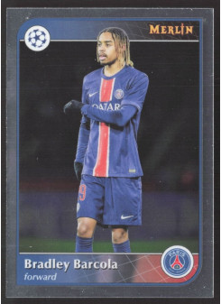 Bradley Barcola, Kartička, Topps Merlin UEFA Club Competitions 2024-25, BASE