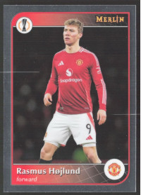 Rasmus Højlund, Kartička, Topps Merlin UEFA Club Competitions 2024-25, BASE