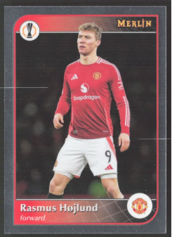 Rasmus Højlund, Kartička, Topps Merlin UEFA Club Competitions 2024-25, BASE
