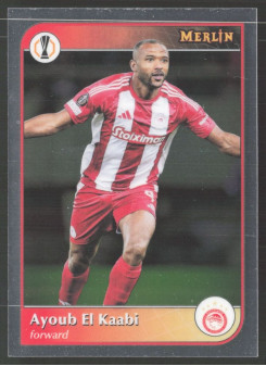 Ayoub El Kaabi, Kartička, Topps Merlin UEFA Club Competitions 2024-25, BASE
