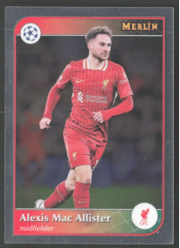 Alexis Mac Allister, Kartička, Topps Merlin UEFA Club Competitions 2024-25, BASE