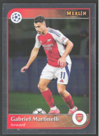 Gabriel Martinelli, Kartička, Topps Merlin UEFA Club Competitions 2024-25, BASE