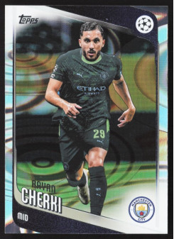 Rayan Cherki, Kartička, 2025-26 Topps UEFA Club Competitions, Raindrops