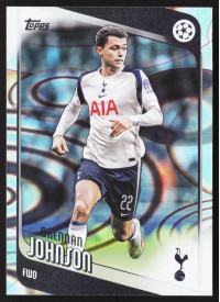 Brennan Johnson, Kartička, 2025-26 Topps UEFA Club Competitions, Raindrops