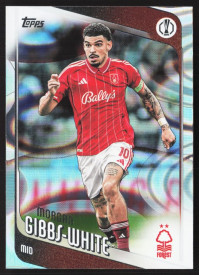 Morgan Gibbs-White, Kartička, 2025-26 Topps UEFA Club Competitions, Raindrops