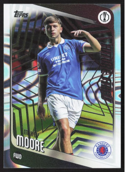 Mikey Moore, Kartička, 2025-26 Topps UEFA Club Competitions, Raindrops