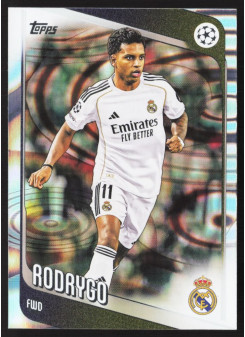 Rodrygo, Kartička, 2025-26 Topps UEFA Club Competitions, Raindrops