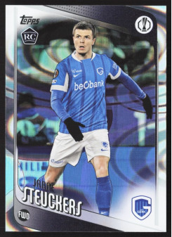 Jarne Steuckers, Kartička, 2025-26 Topps UEFA Club Competitions, Raindrops