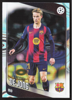 Frenkie de Jong, Kartička, 2025-26 Topps UEFA Club Competitions, Raindrops