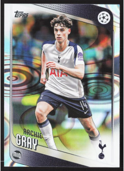 Archie Gray, Kartička, 2025-26 Topps UEFA Club Competitions, Raindrops