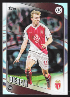 Mika Biereth, Kartička, 2025-26 Topps UEFA Club Competitions, Raindrops