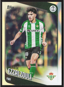 Abde Ezzalzouli, Card, 2025-26 Topps UEFA Club Competitions, Neon Yellow FlowFractor