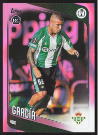 Pablo García, Kartička, 2025-26 Topps UEFA Club Competitions, Neon Pink FlowFractor