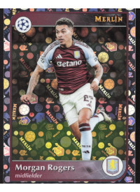 Morgan Rogers, Kartička, Topps Merlin UEFA Club Competitions 2024-25, Vintage Merlin Refractor
