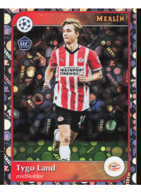 Tygo Land, Kartička, Topps Merlin UEFA Club Competitions 2024-25, Vintage Merlin Refractor