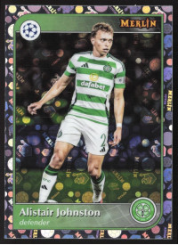 Alistair Johnston, Kartička, Topps Merlin UEFA Club Competitions 2024-25, Vintage Merlin Refractor