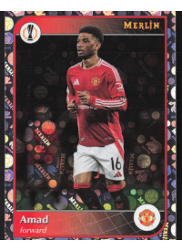 Amad, Kartička, Topps Merlin UEFA Club Competitions 2024-25, Vintage Merlin Refractor