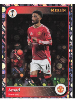 Amad, Kartička, Topps Merlin UEFA Club Competitions 2024-25, Vintage Merlin Refractor