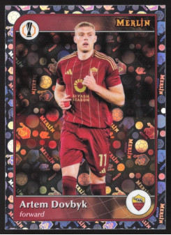 Artem Dovbyk, Kartička, Topps Merlin UEFA Club Competitions 2024-25, Vintage Merlin Refractor