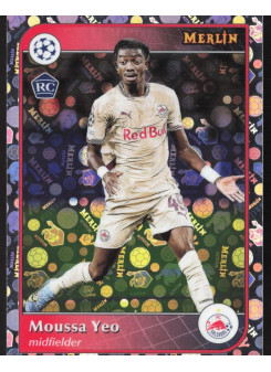 Moussa Yeo, Kartička, Topps Merlin UEFA Club Competitions 2024-25, Vintage Merlin Refractor