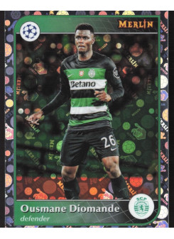 Ousmane Diomande, Kartička, Topps Merlin UEFA Club Competitions 2024-25, Vintage Merlin Refractor