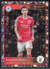 Ángel Di María, Kartička, Topps Merlin UEFA Club Competitions 2024-25, Vintage Merlin Refractor