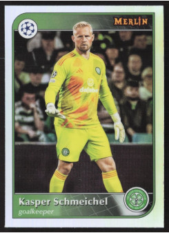 Kasper Schmeichel, Kartička, Topps Merlin UEFA Club Competitions 2024-25, Refractor