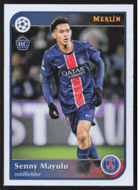 Senny Mayulu, Kartička, Topps Merlin UEFA Club Competitions 2024-25, Refractor