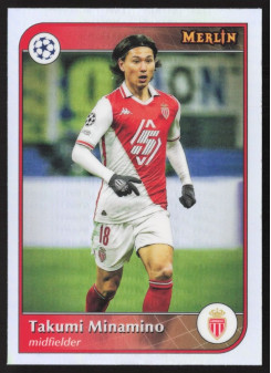 Takumi Minamino, Kartička, Topps Merlin UEFA Club Competitions 2024-25, Refractor