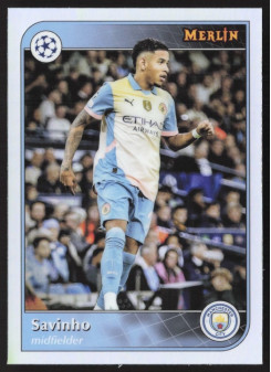 Savinho, Kartička, Topps Merlin UEFA Club Competitions 2024-25, Refractor