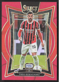 Theo Hernandez, Kartička, 2024-25 Panini Select FIFA Soccer, Red