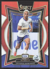 Antonee Robinson, Kartička, 2024-25 Panini Select FIFA Soccer, Multicolor