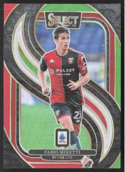 Fabio Miretti, Kartička, 2024-25 Panini Select Serie A, Multicolor