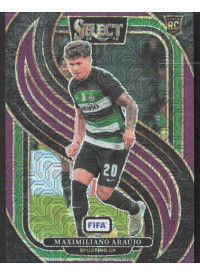 Maximiliano Araujo, Kartička, 2024-25 Panini Select FIFA Soccer, Purple Mojo